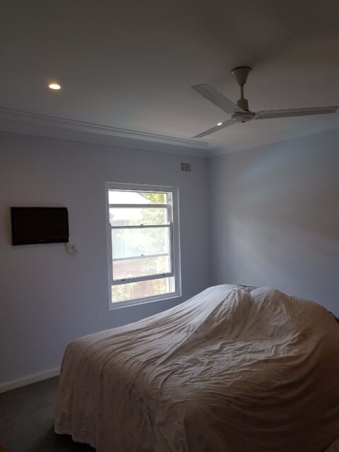 After - Bedroom painting Wahroonga