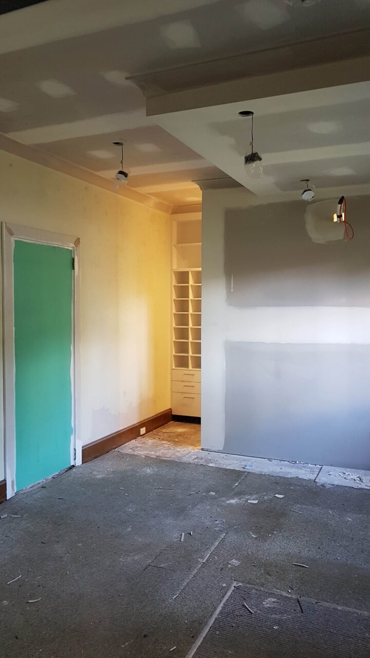 Sydney house under renovation due to fading paint.