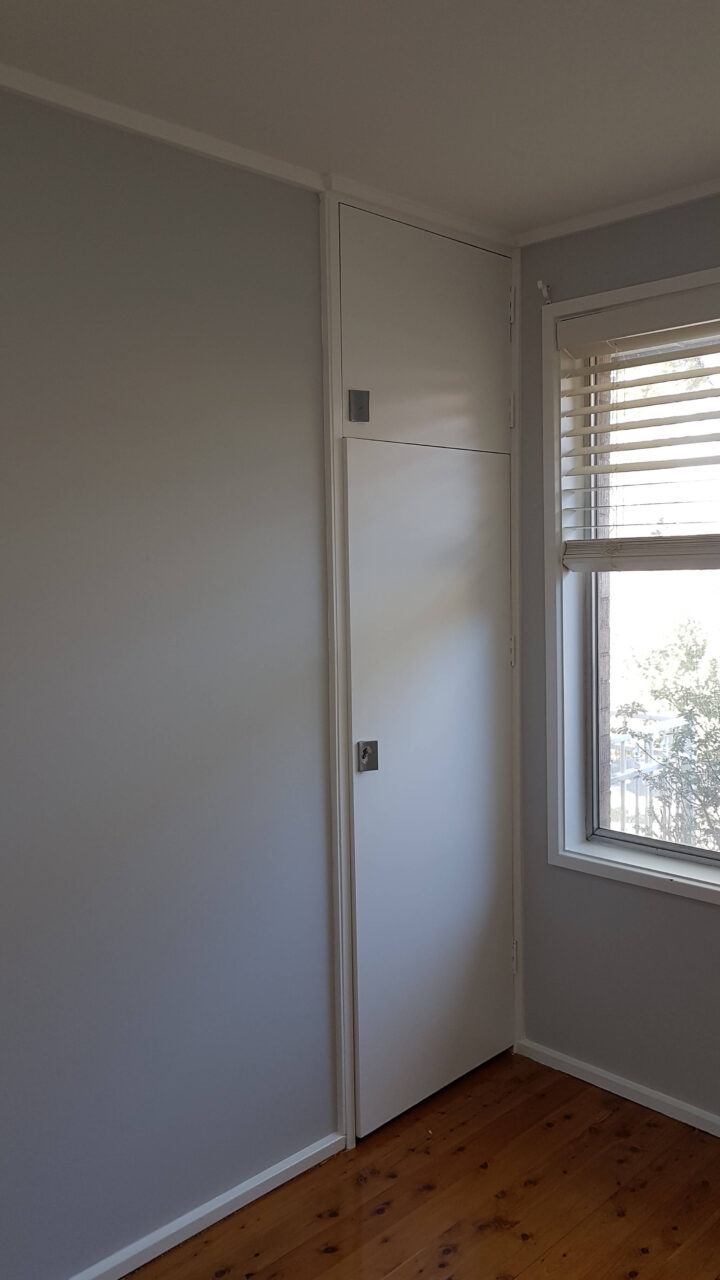 Freshly painted bedroom in a Baulkham Hills home